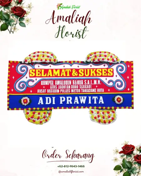 Papan Bunga Ucapan Selamat Seunagan